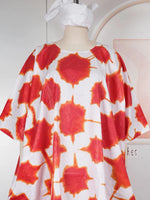 Women’s Nigerian Boubou Dress – Rich Basin Print African Maxi Gown - Free Delivery Worldwide only at Flexi Africa