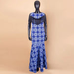 Women's Off-Shoulder Ankara Tassel Maxi Dress - Free Delivery Worldwide only at Flexi Africa