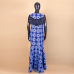 Women's Off-Shoulder Ankara Tassel Maxi Dress - Free Delivery Worldwide only at Flexi Africa