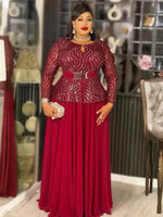 Women's Plus Size African-Inspired Occasion Dress - Free Delivery Worldwide only at Flexi Africa