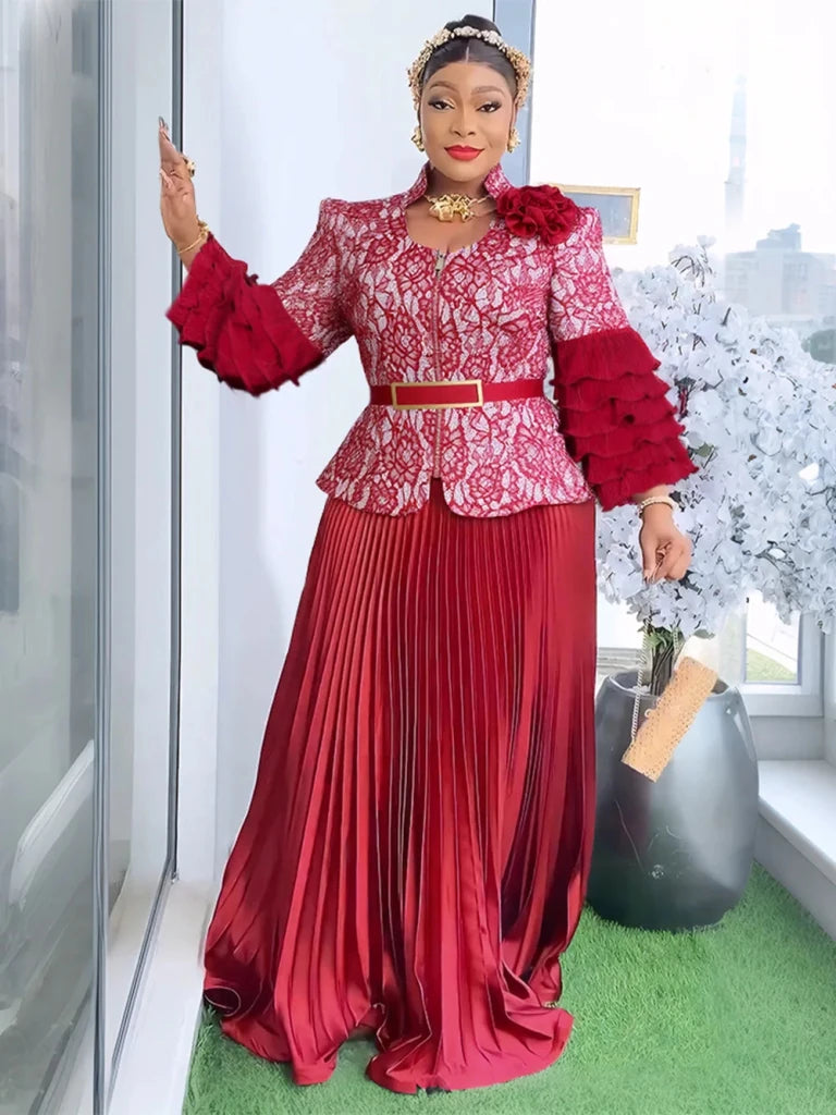 Women's Plus Size African-Inspired Occasion Dress - Free Delivery Worldwide only at Flexi Africa