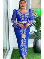 Women's Plus Size African-Inspired Occasion Dress - Free Delivery Worldwide only at Flexi Africa