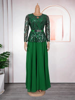 Women's Plus Size African-Inspired Occasion Dress - Free Delivery Worldwide only at Flexi Africa