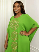 Women's Printed Abaya & Matching Headscarf - Free Delivery Worldwide only at Flexi Africa