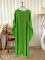 Women's Printed Abaya & Matching Headscarf - Free Delivery Worldwide only at Flexi Africa