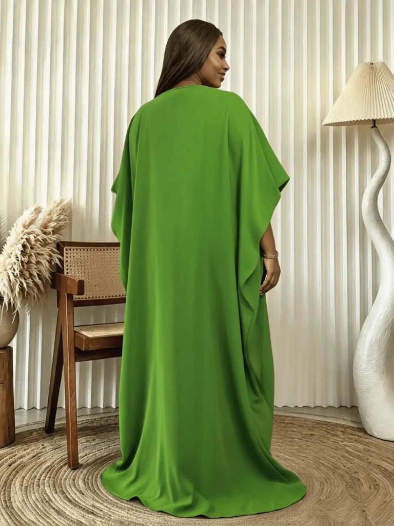Women's Printed Abaya & Matching Headscarf - Free Delivery Worldwide only at Flexi Africa