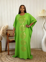 Women's Printed Abaya & Matching Headscarf - Free Delivery Worldwide only at Flexi Africa