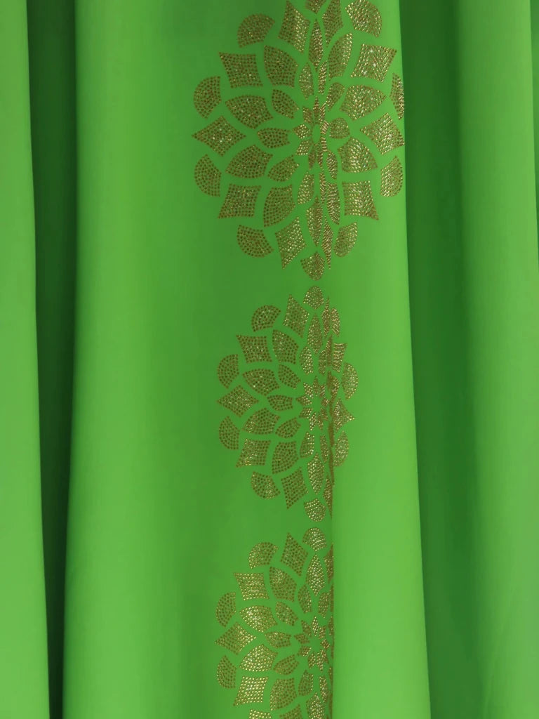 Women's Printed Abaya & Matching Headscarf - Free Delivery Worldwide only at Flexi Africa