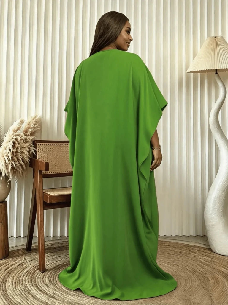 Women's Printed Abaya & Matching Headscarf - Free Delivery Worldwide only at Flexi Africa