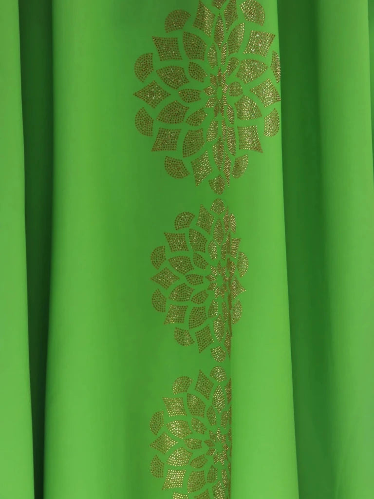 Women's Printed Abaya & Matching Headscarf - Free Delivery Worldwide only at Flexi Africa