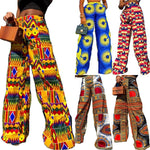 Women's Printed High-Waist Wide-Leg Trousers - Free Delivery Worldwide only at Flexi Africa