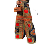 Women's Printed High-Waist Wide-Leg Trousers - Free Delivery Worldwide only at Flexi Africa