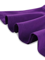 Women's Purple Plus Size Long-Sleeve Midi Dress - Free Delivery Worldwide only at Flexi Africa