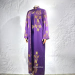 Women's Rhinestone African Suit Dress – Long Elegant Gown - Free Delivery Worldwide only at Flexi Africa