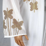 Women's Rhinestone African Suit Dress – Long Elegant Gown - Free Delivery Worldwide only at Flexi Africa