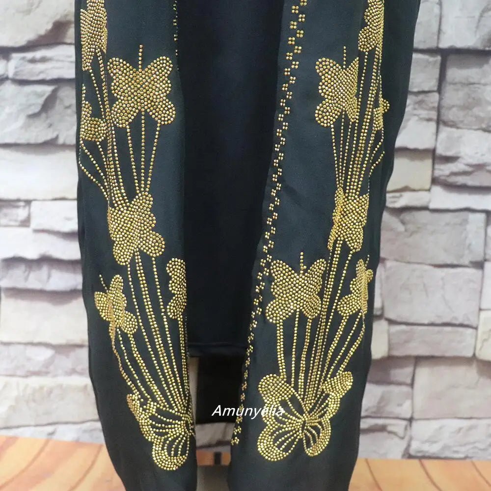 Women's Rhinestone African Suit Dress – Long Elegant Gown - Free Delivery Worldwide only at Flexi Africa
