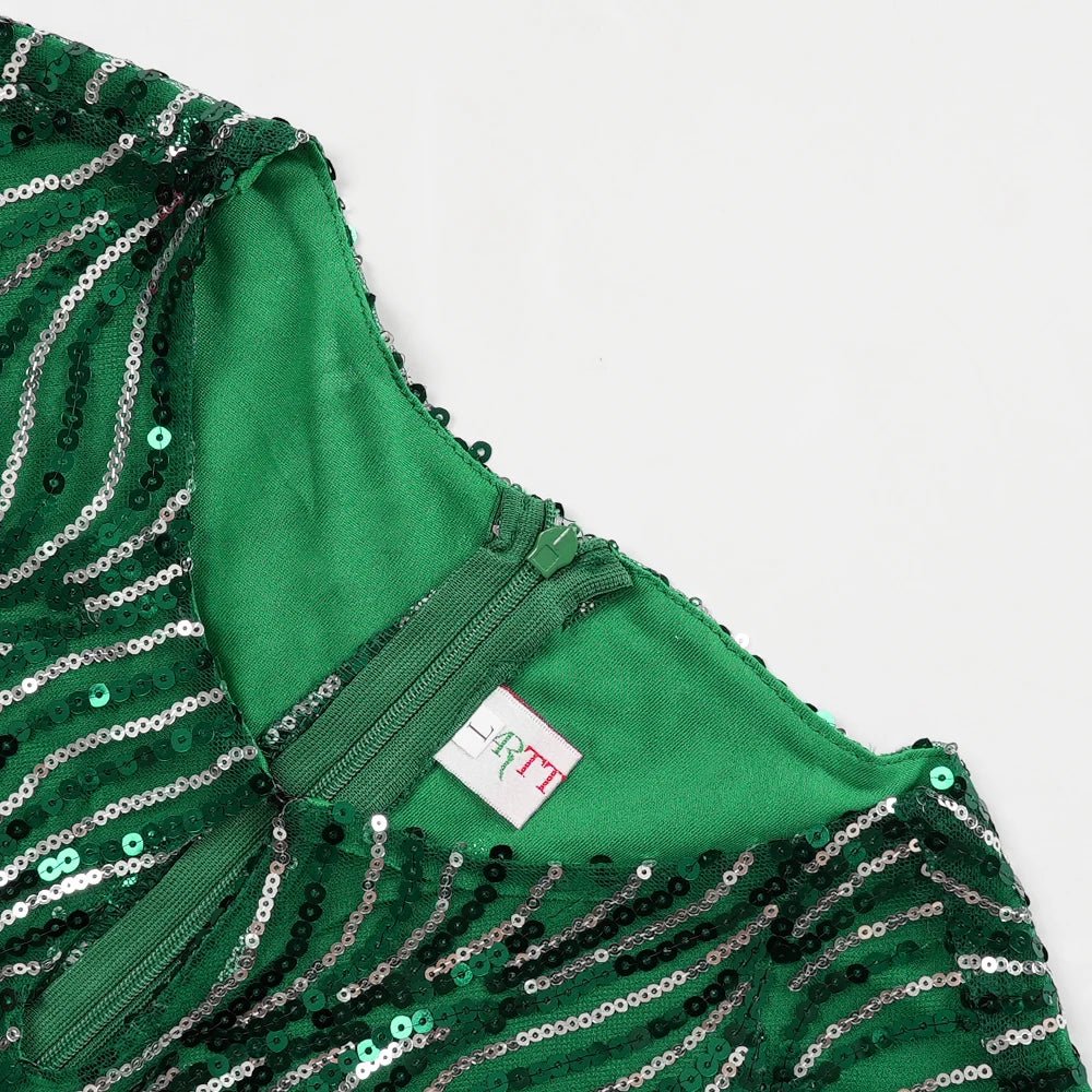 Women's Sequin-Detail African Occasion Gown - Free Delivery Worldwide only at Flexi Africa