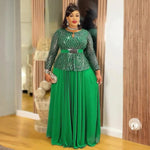 Women's Sequin-Detail African Occasion Gown - Free Delivery Worldwide only at Flexi Africa