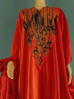 Women's V-Neck Boubou-Style Maxi Kaftan - Free Delivery Worldwide only at Flexi Africa