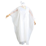 Women's White Embroidered Abaya-Style Occasion Dress - Free Delivery Worldwide only at Flexi Africa