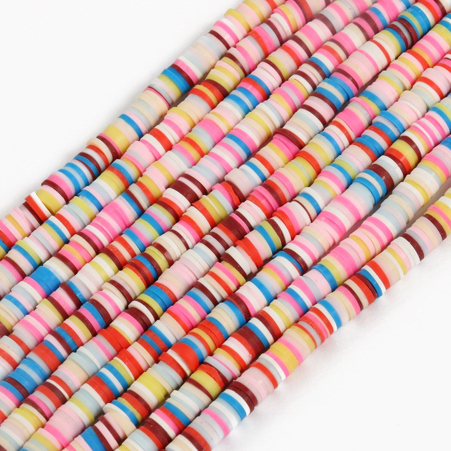 Get Creative with 300-320pcs of Boho African Disc Soft Clay Beads - Flexi Africa - Flexi Africa offers Free Delivery Worldwide - Vibrant African traditional clothing showcasing bold prints and intricate designs