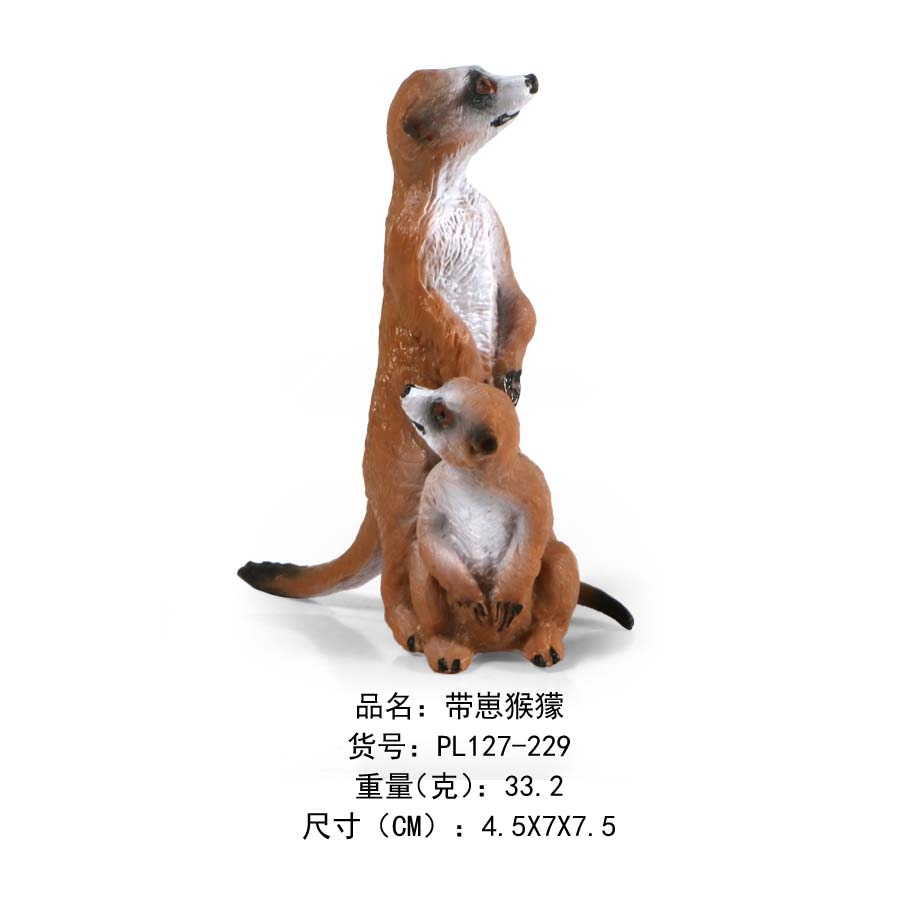 Wild Zoo Animals Simulation Cute Small Africa Meerkat Animal Models Action Figures Figurine Decoration Collection Kids Toys - Flexi Africa - Flexi Africa offers Free Delivery Worldwide - Vibrant African traditional clothing showcasing bold prints and intricate designs