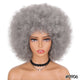 Short Fluffy Afro Kinky Curly Wig with Bangs: Synthetic Ombre Glueless Wig in Natural Brown, Black, and Pink Shades for Black Women's Cosplay and Fashion Needs