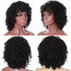 Effortlessly Chic: Pre-Plucked Glueless Afro Kinky Curly Short Wig for Black Women - Full Hair Extension