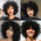 Effortlessly Chic: Pre-Plucked Glueless Afro Kinky Curly Short Wig for Black Women - Full Hair Extension