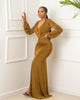 Shop only at Flexi Africa for Long African Dresses For Women V Neck Lantern Sleeve Robes New Fashion Solid Color Slim Draped African Maxi Dress Vestidos International Free Shipping Worldwide. These African clothing for women are the right attire to transform your look and boost your confidence this season