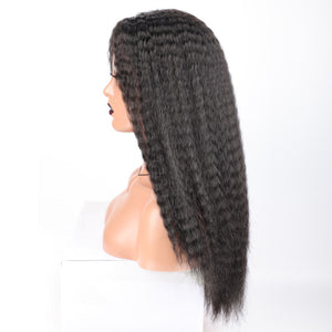 Versatile Long Kinky Curly Synthetic Wigs for Black Women: Choose from Black, Brown, Blonde, Ginger, Red, or White Hair for Your Perfect Afro Kinky Curly Look