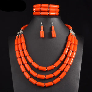 Only shop at Flexi Africa for Nigerian Wedding Indian Jewelry Sets Bib Beads Necklace Earring Bracelet Sets Statement Collar African Beads Jewelry Set. Check out our nigerian jewelry selection for the very best in unique or custom, handmade pieces from our pendants shops.