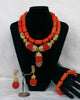 Elegant White Coral Beads Jewelry Set for Nigerian Brides - African Wedding Necklace, Earrings, and Bracelet in New Design