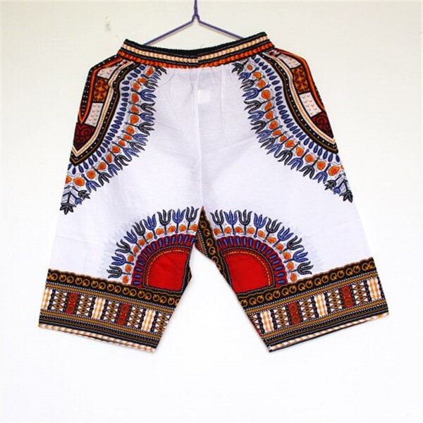 Colorful and Comfy: 100% Cotton African Dashiki Short Pants for Casual and Stylish Wear - Flexi Africa - Flexi Africa offers Free Delivery Worldwide - Vibrant African traditional clothing showcasing bold prints and intricate designs