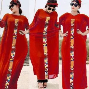 Elevate Your Style with the Fashion Chiffon High Street Dress: Autumn Abaya Women's Solid Elegant Dresses with African Vestidos and Inner Dress"