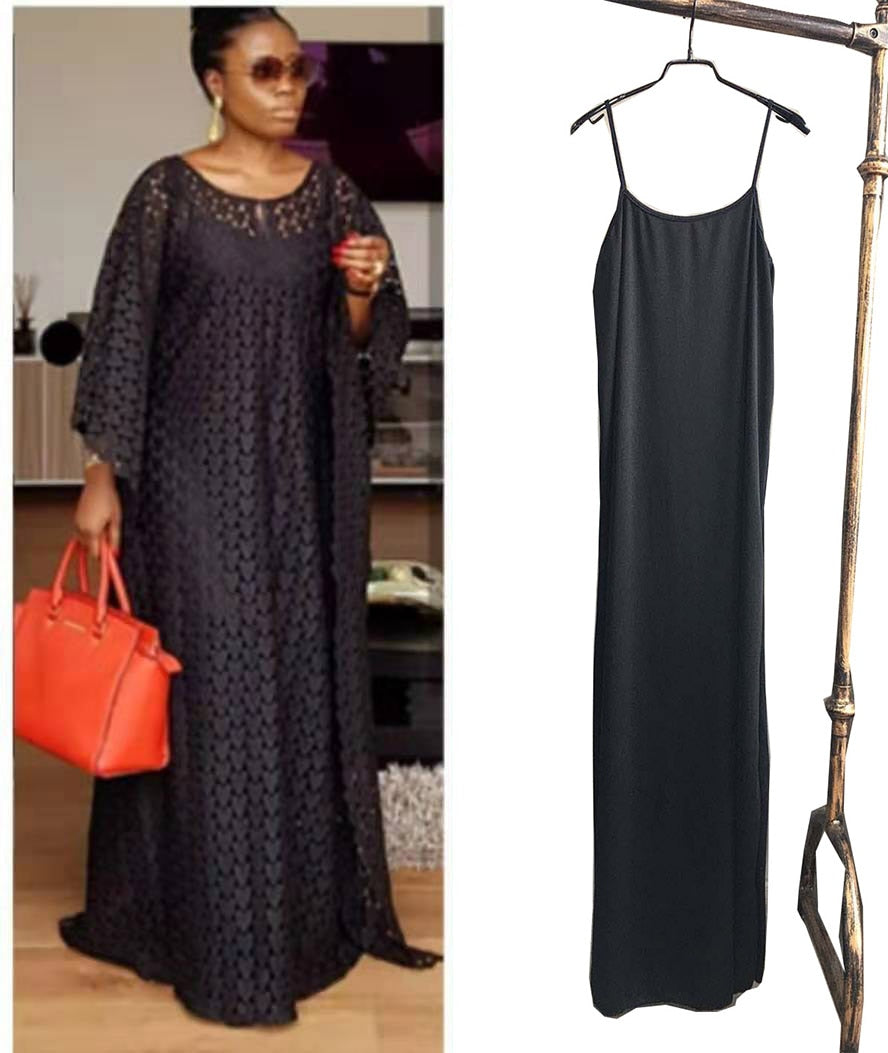 Classic African Women's Dashiki Abaya Maxi Dress - Stylish and Loose-Fitting with Inside Skirt - Flexi Africa - Flexi Africa offers Free Delivery Worldwide - Vibrant African traditional clothing showcasing bold prints and intricate designs