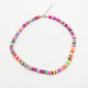 New Design Bohemian Rainbow Heshi Choker Women 45cm Necklace Handmade Multi Strand African Style Bead Beach Necklace Summer Jewelry