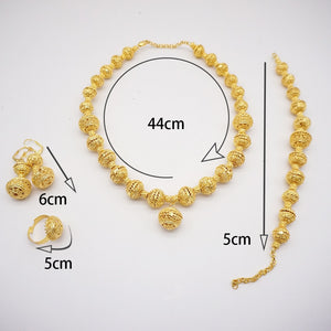 Only shop at Flexi Africa for Necklace Sets For Women Dubai African Gold Color Jewelry Set Bride Earrings Rings Indian Nigerian Wedding Jewelery Set Gift. We are a fashionable on-trend jewelry specialist. See our latest styles & curated range for every occasion. From earrings, necklaces, rings & more.