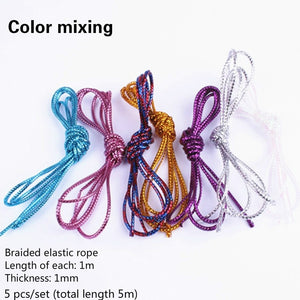 Only at Flexi Africa you can shop for Gold Braids Braiding Hair Styling Thin Shimmer Stretchable Braiding Hair Strings 5 Strands African Braid Braided Elastic Cord. Our experts are efficient in braiding and hair wraps products are available at Flexi Africa for everyone.