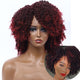 10" Braided Wigs Afro Bob Wig Synthetic DreadLock Wigs For Black Woman Short Curly Ends Cosplay Yun Rong Hair