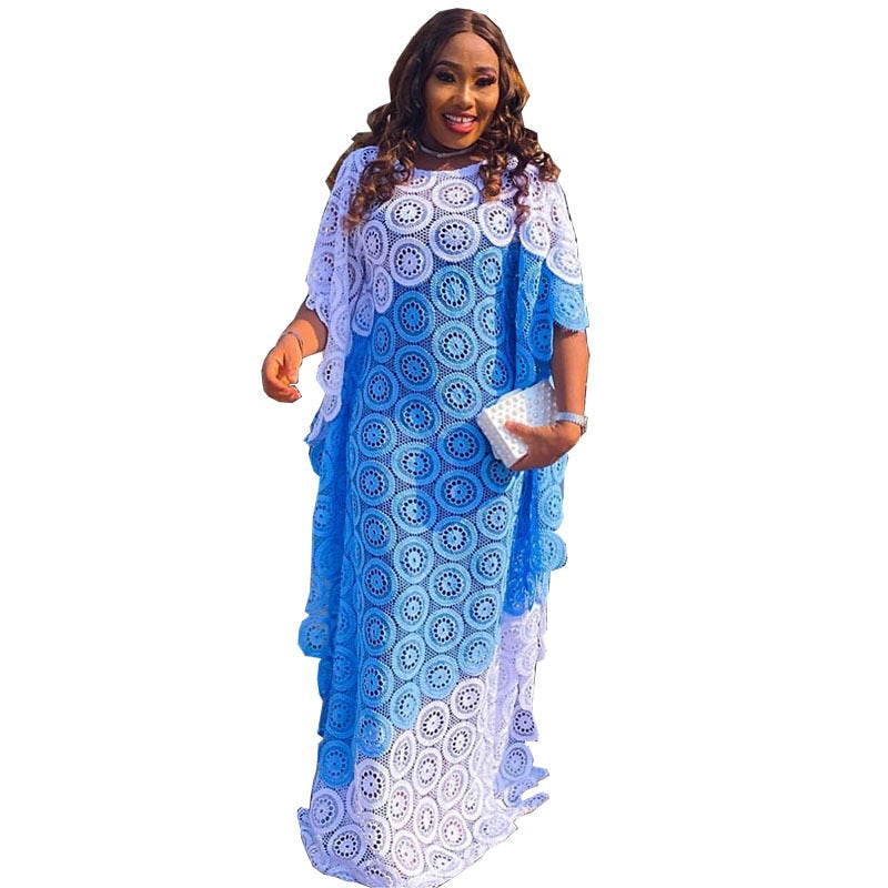 2PC Dashiki African Clothing Robe Femme, Slim Evening Long Dress for Women - Flexi Africa - Flexi Africa offers Free Delivery Worldwide - Vibrant African traditional clothing showcasing bold prints and intricate designs