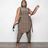 2PC Sleeveless Top and Pants Suit - Dashiki African Clothes for Women, Perfect for Spring and Summer Parties