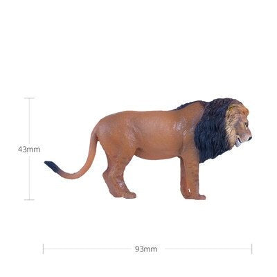 African Wildlife Figure Toy Set - Featuring Lion, Cheetah, Giraffe, Elephant, and More! - Flexi Africa - Flexi Africa offers Free Delivery Worldwide - Vibrant African traditional clothing showcasing bold prints and intricate designs