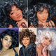 Short and Sassy: 14" Afro Curly Wig with Bangs for Black Women - Heat Resistant and Glueless
