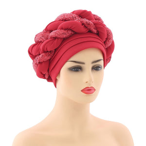 Only shop at Flexi Africa for Turbans for Women 56-58cm Pleated Beanie Headwrap African Hat Arab Wrap Muslim Scarf Hijabs Hair Aso Oke Auto Gele Readymade to Wear. Selecting cheap turbans for women pleated beanie headwraps African hat arab wrap Muslim scarf hijabs hair auto gele readymade to wear.