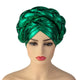 Shine Bright with our Forehead Braids Turban Cap - Shimmering African Asooke Headtie, Nigeria Head Wraps, Muslim Headscarf, and Bonnet Ready Hijab Hat - Perfect for Any Occasion