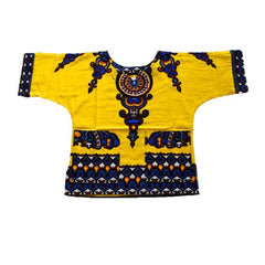 Vibrant Traditional African Print Dashiki T-shirts: Stylish Fashion Designs for Kids - Flexi Africa - Flexi Africa offers Free Delivery Worldwide - Vibrant African traditional clothing showcasing bold prints and intricate designs