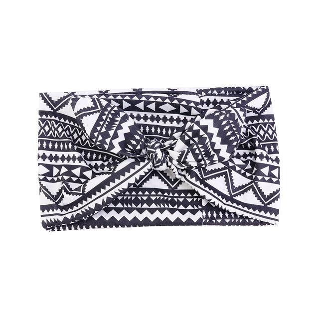 Effortlessly Chic: African Pattern Polyester Print Headband for Women - Flexi Africa - Flexi Africa offers Free Delivery Worldwide - Vibrant African traditional clothing showcasing bold prints and intricate designs