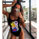 Shop Now at Flexi Africa for One Piece Swimsuit Women Swimwear Push Up Monokini Bandage Summer International Express Shipping Worldwide Delivery Good Quality Sexy new time 2022 African designed different colors designs only at Flexi Africa!