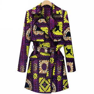  Shop Now AFRIPRIDE Casual African Coats for Women Bazin Riche Ankara Print Pure Cotton Coats Private Custom Wax Batik Lining Outwear Long Jacket Shipping Delivery International Free at Flexi Africa!